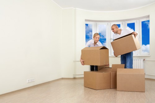 Packing and furniture protection for a Kensington home or flat removal