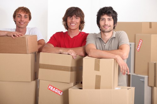 Residential moving support for flats and townhouses in Kensington