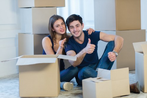 Commercial moving truck support in Kensington for offices and shops