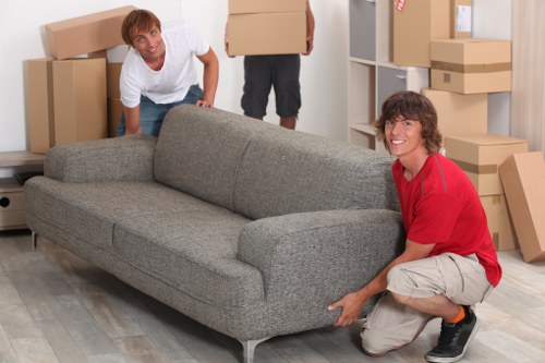 Kensington flat move with careful loading and access planning