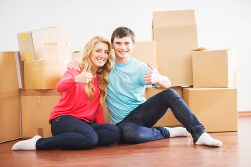 Commercial furniture relocation support for a Kensington business