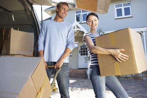 Careful transport of household items from a Kensington flat